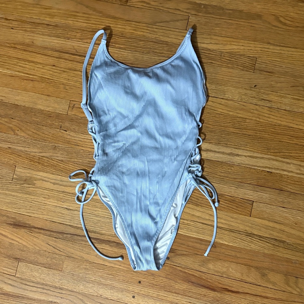 Light Blue One Piece Swimsuit